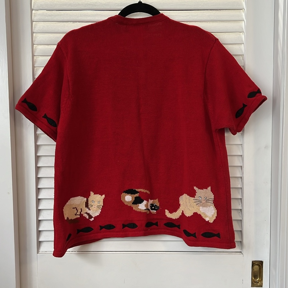 Red Cat Design Sweater - Picture 6 of 8